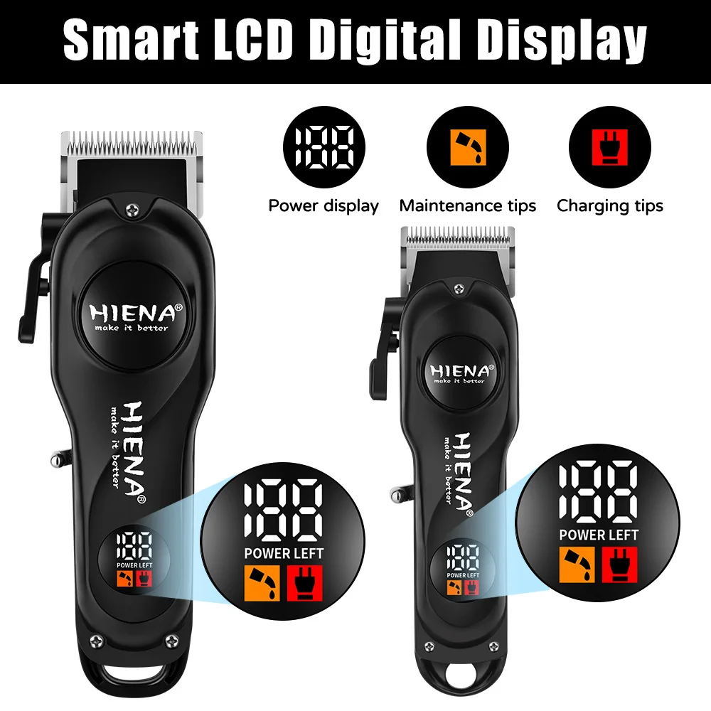 HIENA New Hair Clipper Set Professional Oil Head Carving Hair Clipper For Men Barber Salon Hairdressing Cutting Machine Trimmers