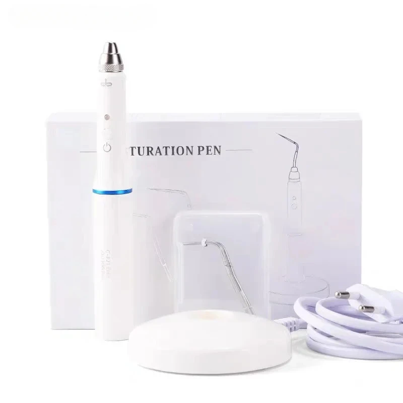 Obturation System Endo Heat Pen Canal Filling +2 Tips 3 Second Rapid Heating Dental Gutta-percha Cutter Dental CordlessWireless