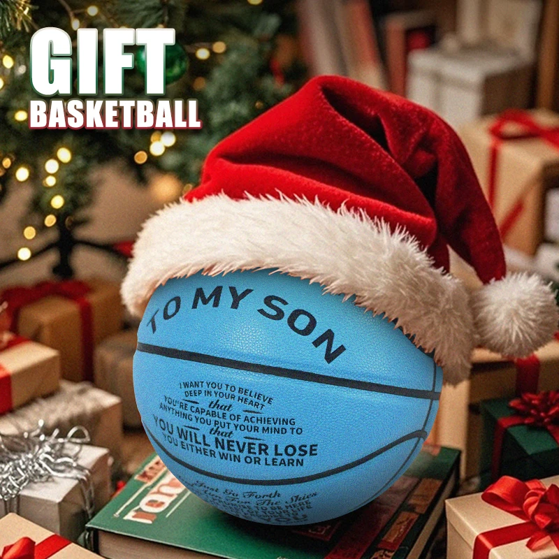 

SALYWEE Gift Basketball, Premium PU, Moisture-Wicking, Inscribed Sentimental Message, Ideal for Indoor and Outdoor Players