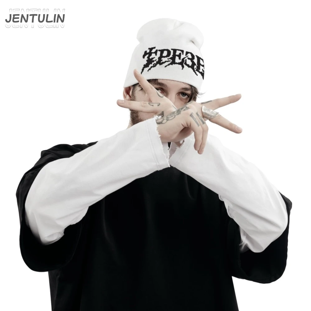 Y2k Women Sober Caps Knitted Beanies Funny Трезв Hat For Men Y2k Streetwear Winter Fashion Kpop Vintage Goth Warm Hip Hop Unisex