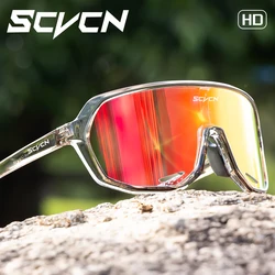 SCVCN Men Cycling Glasses Photochromic Sunglasses Mountain Bike Road Bicycle Eyewear MTB Cycle Goggles Sports UV400 Glasses Hot