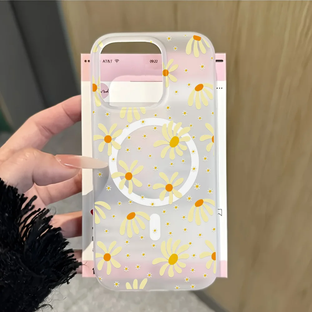 

Elegant style magnetic Soft Clear Cover Large-hole Phone Case for Apple iPhone 17 16 15 14 13 12 ProMax 17 16 15 Pro Cases Funda