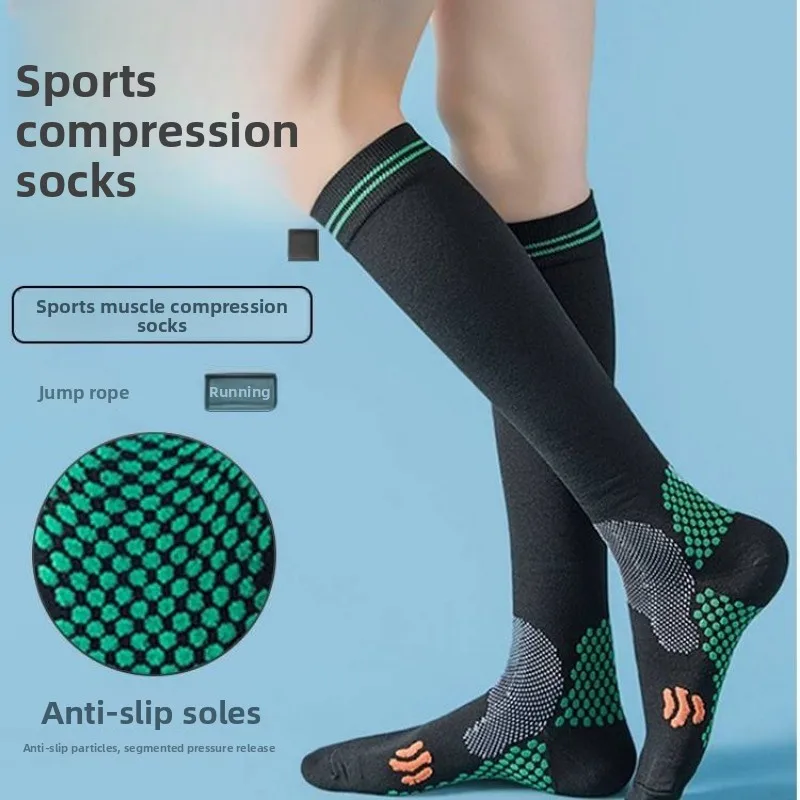 

Professional Compression Leggings Fitness Socks Yoga Men's Women's Slimming Leggings High Tube Sports Outdoor Accessories