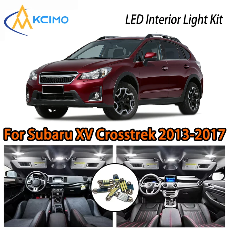 

Dynamic LED Interior Lighting For Subaru XV Crosstrek 2013-2017, Two Colors Super Bright Easy Install