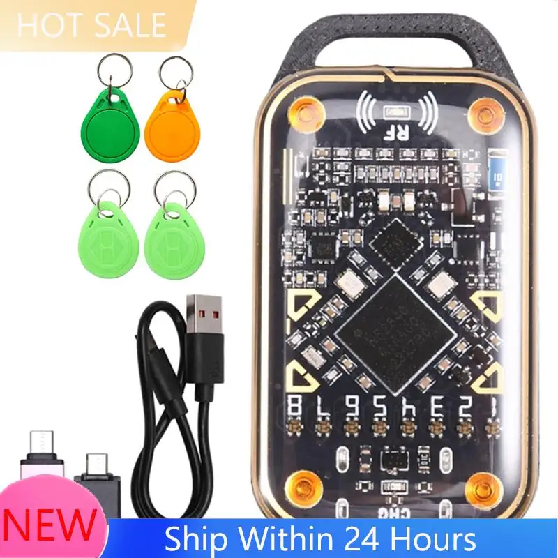 

~【IN Stock】Chameleon Ultra Upgrade Smart Card Emulator+2XT5577/UID Keychain RFID Smart Chip Reader 125K 13.56M Card NFC Duplica