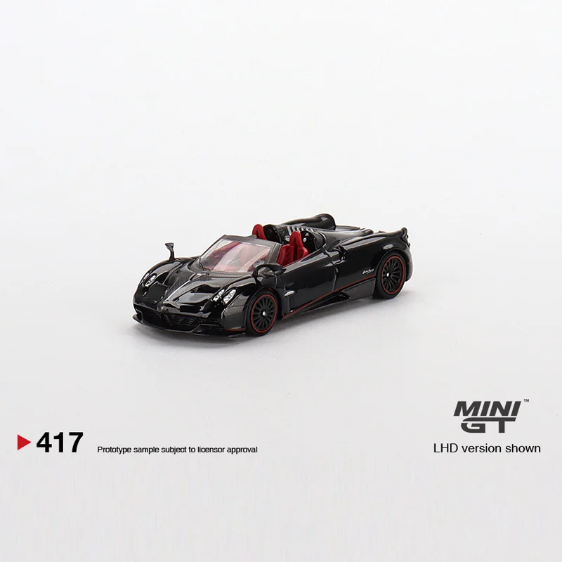 

MINIGT 1:64 Pagani Huayra Roadster#417 Diecast Model Race Car Kids Toys Gift