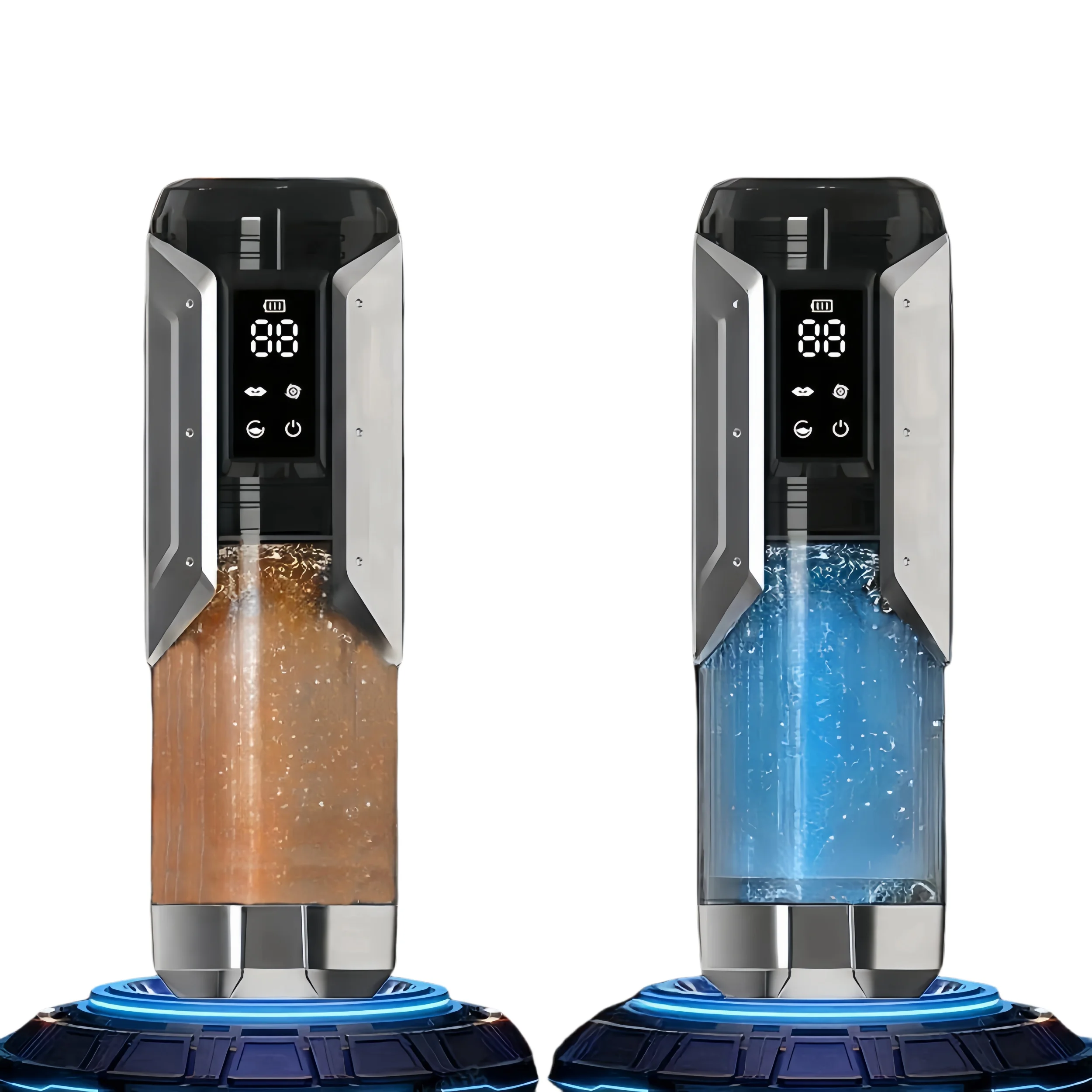 LCD 3in1 التلقائي ذكر الاستمناء اللسان جهاز استمناء مع 7 مص و Thrusting و الدورية طرق جيب كس رجل الجنس لعب