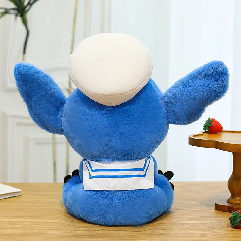 Nieuwe Disney 25/30 cm Kawaii Anime Navy Stitch Pop Schattige Knuffel Stitch Pop Woondecoratie Ornament kinderen Verjaardagscadeautjes