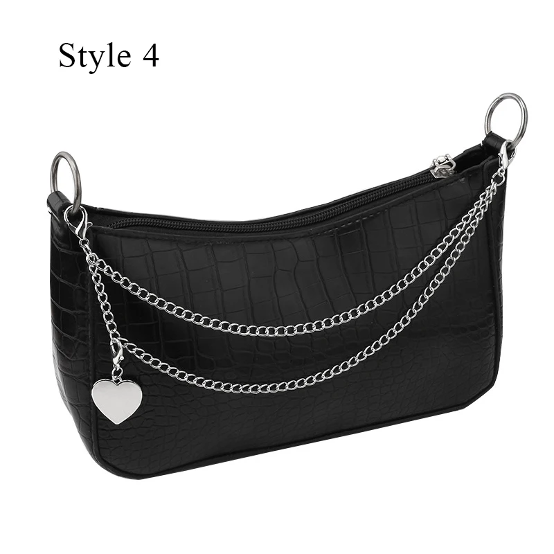 Fashion New Double Layer Bag Chain For Handbag Decorative Metal Chain Strap With Lobster Buckle DIY Replacement Bag Accessories