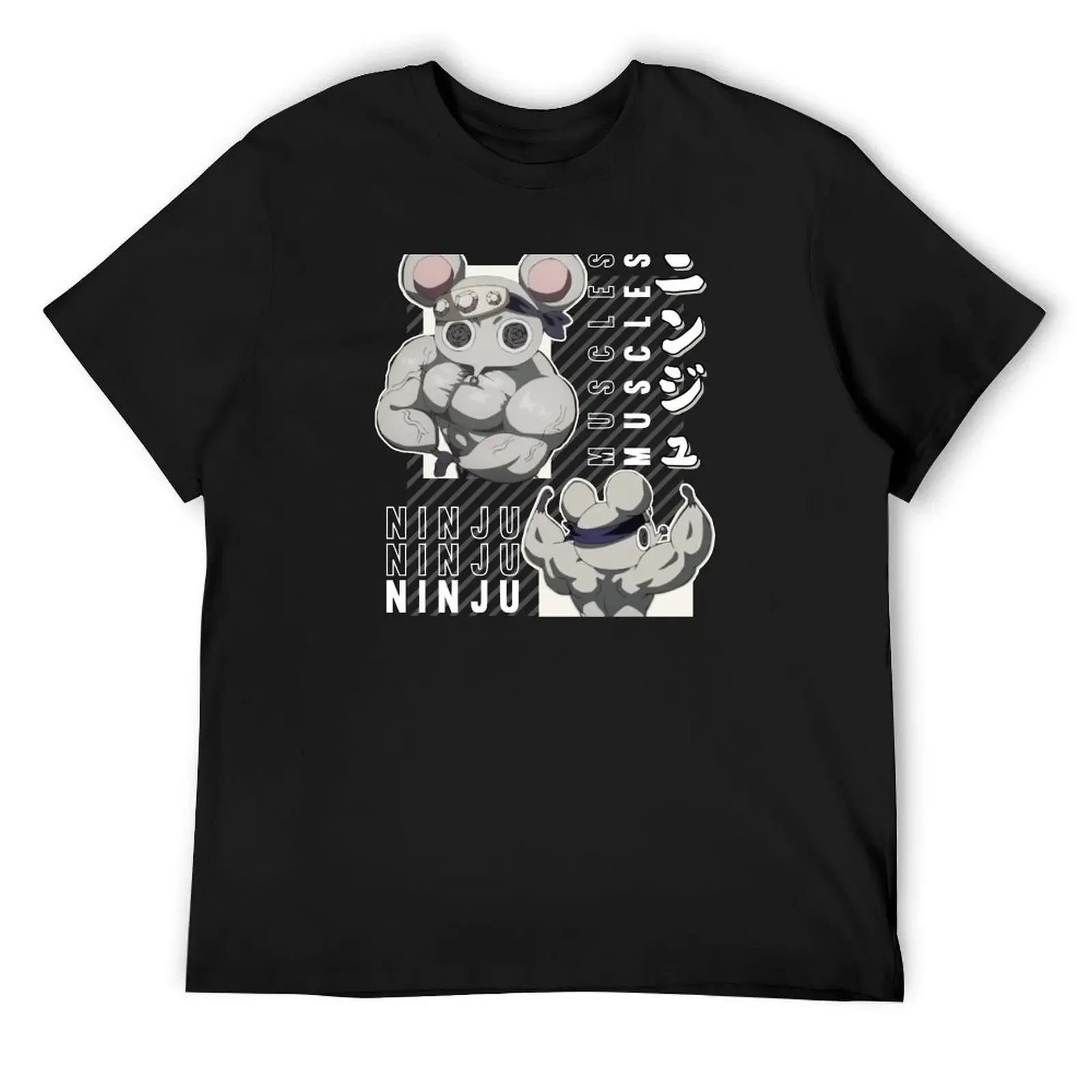 Ninju Muscles Mice kimetsu no yaiba T-Shirt cotton graphic tees tops mens funny t shirts