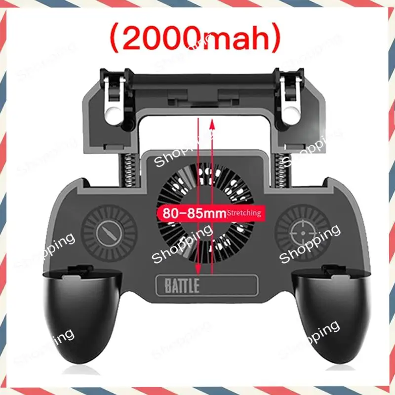 M20K Mobile Gaming Controller With Cooling Fan For PUBG Trigger Joystick Gamepad For Smartphone