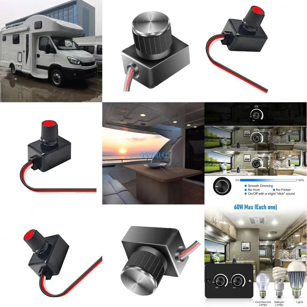 

E15A 12-24V Low Light Strips Dimmer for LED Dimming Power Supply Enduring