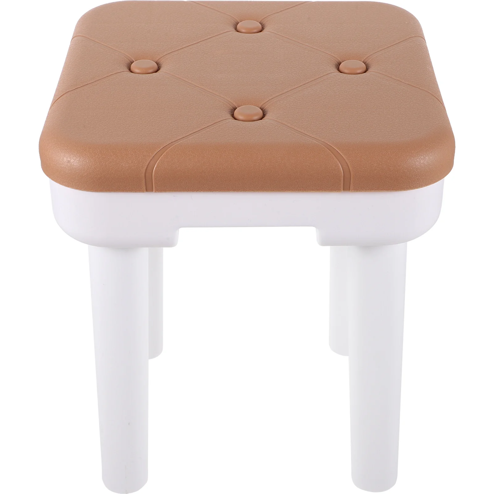 مقعد تقليد قوي مضاد للانزلاق، مقعد صغير منخفض القدم لتغيير الأحذية المنزلية ولوحة القراءة #2