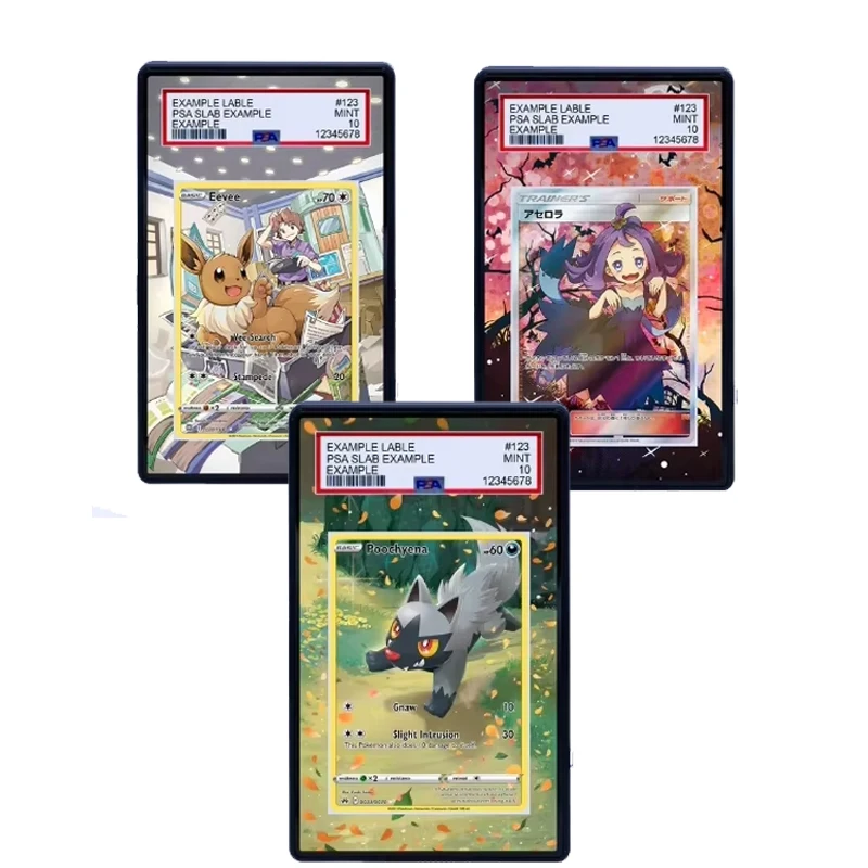 Акриловая подставка для карт PSA (без карт) — Sawsbuck, Genesect, Wiglett, Ting-Lu, Acerola, Gyarados, Arcanine
