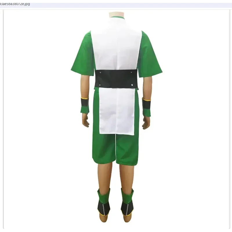 

CyAnime Avatar The Last Airbender Toph Beifong Cosplay Costume Vest Pants Suit Outfit Halloween Carnival Role Play Clothe Unifor