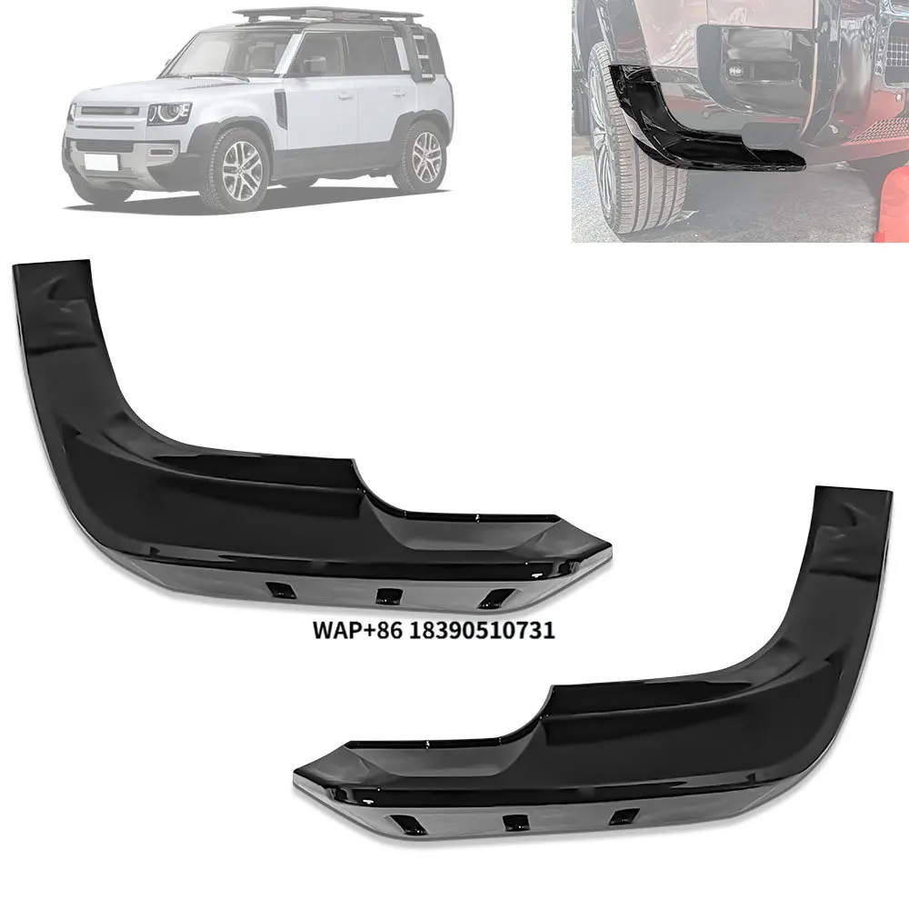 

Car Upgrade Tuning Parts Gloss Black ABS Front Splitter Anterior Lip for Defender 2020-2025