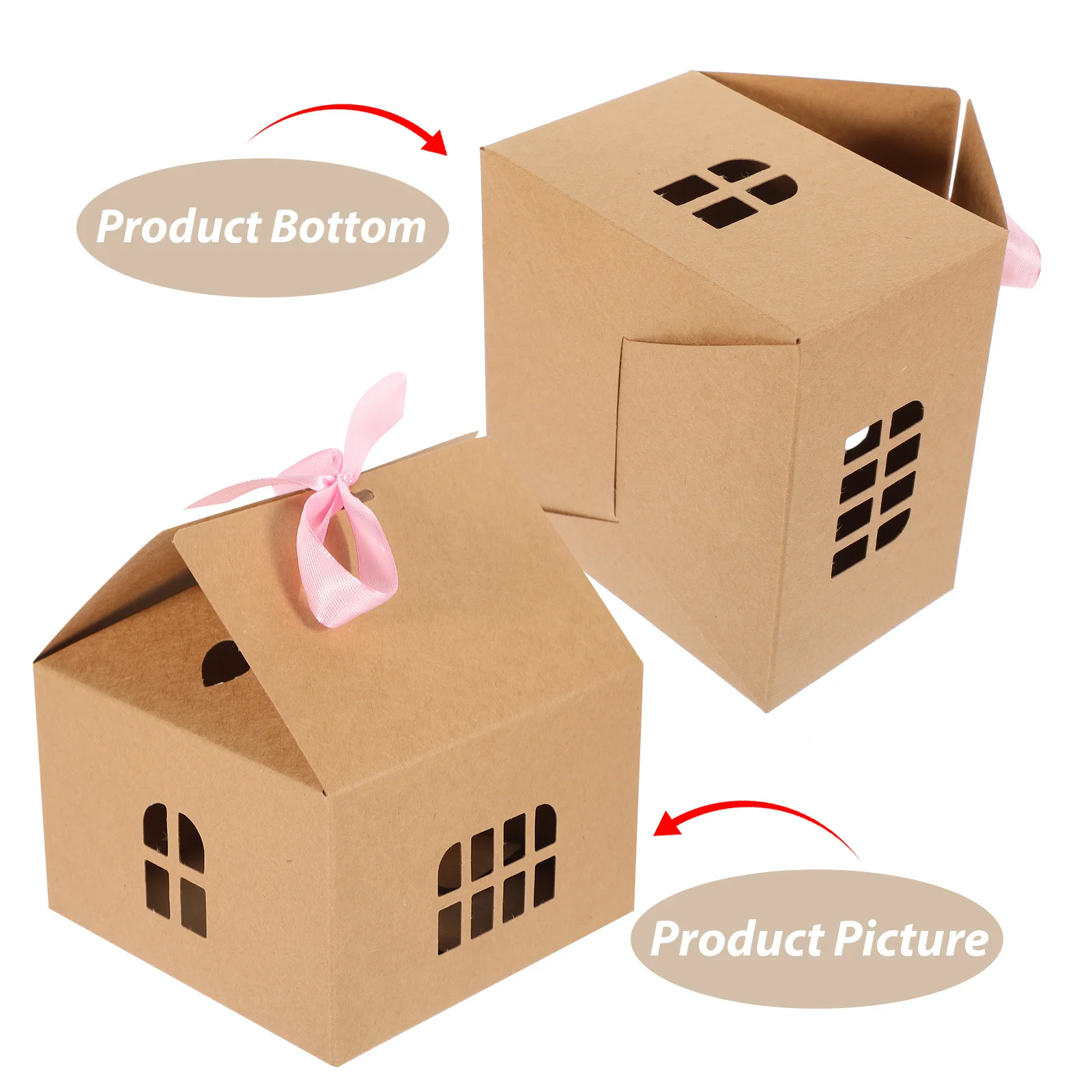 

12Pcs Small Gift Party Favor Cases Candy Holders for Bridal Shower Shower Holiday Candy Box Decorative Storage