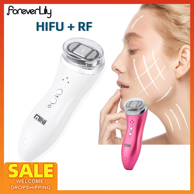 

Mini HIFU Machine Ultrasound Machine RF Radio Frequency EMS Microcurrent Lifting Firm Tightening Skin Anti Wrinkle Face Massager