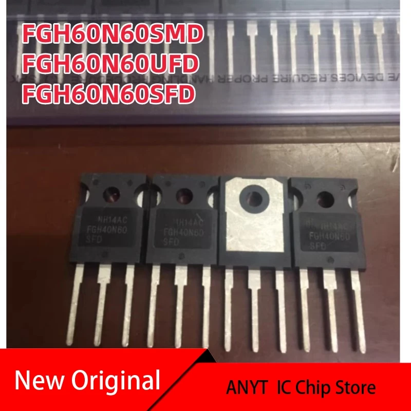 New 10PCS/lot     100%   FGH60N60SMD  FGH60N60UFD  FGH60N60SFD     FGH60N60SM   FGH60N60UF   FGH60N60SF  FGH60N60   TO-247