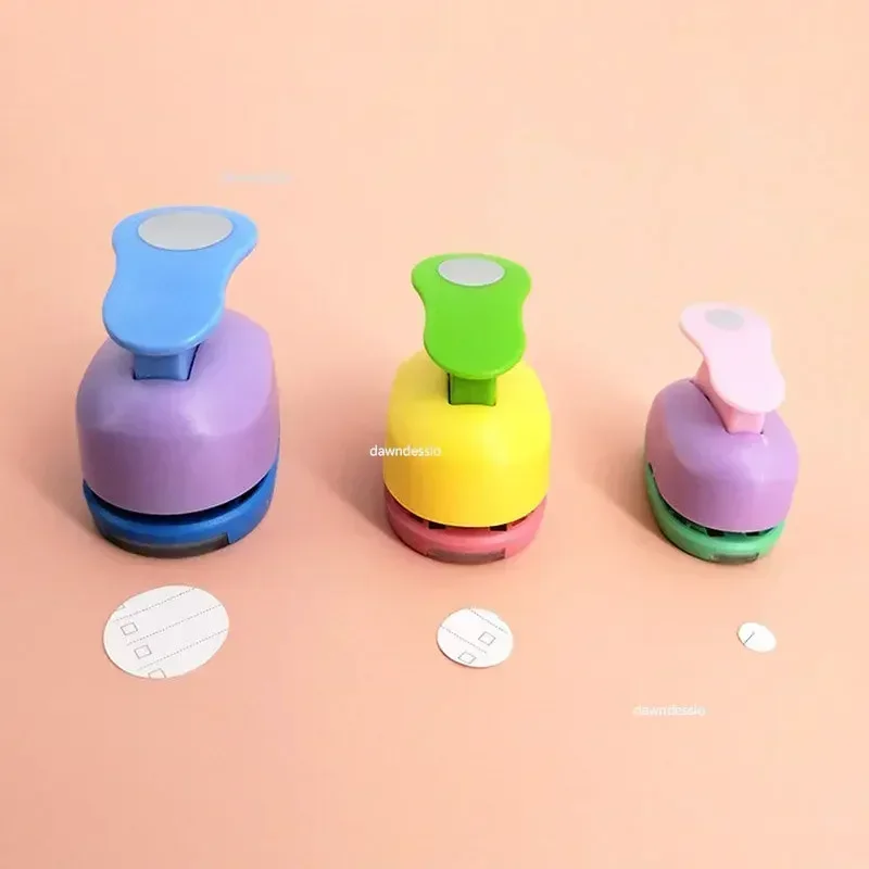 DIY Craft Hole Puncher para Scrapbooking, Circle Punch Maker, Kids Scrapbook Paper Cutter, Embossing Sharper, 9mm, 16mm, 25mm