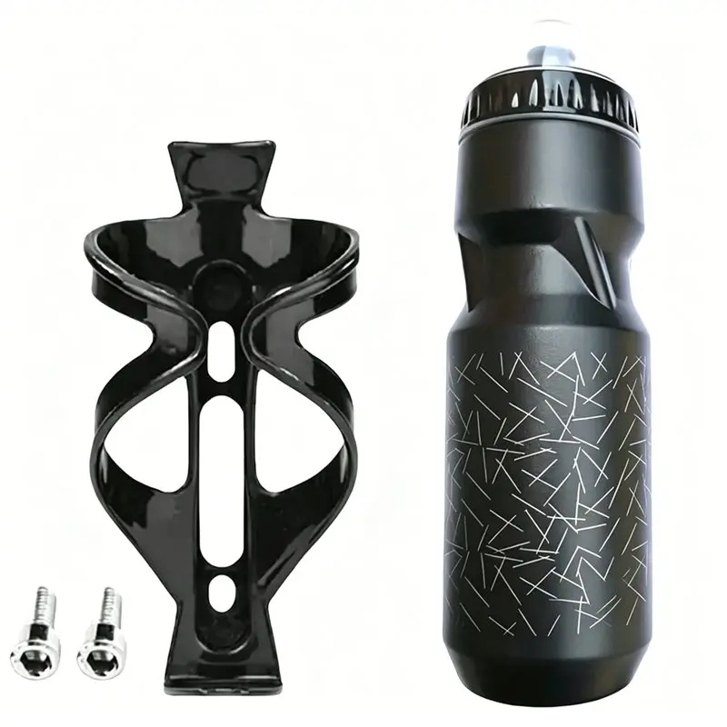 ABLB-Sports Water Bottle Mountain Bike Bottle With Dust Cover Water Bottle Holder, Cycling Equipment Accessories