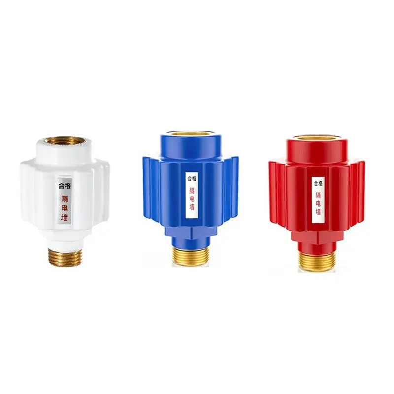 N98R 8Pcs [Copper-Colored Aluminum Teeth] Electric Water Heater Anti-Electric Wall Household Water Heater Fittings