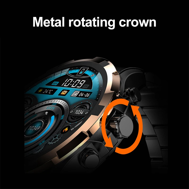 1.43Inch Wireless Health Sports Watch Heart Rate Monitoring Blood Oxygen Monitoring Sleep Monitoring Smart Watch For Women Men