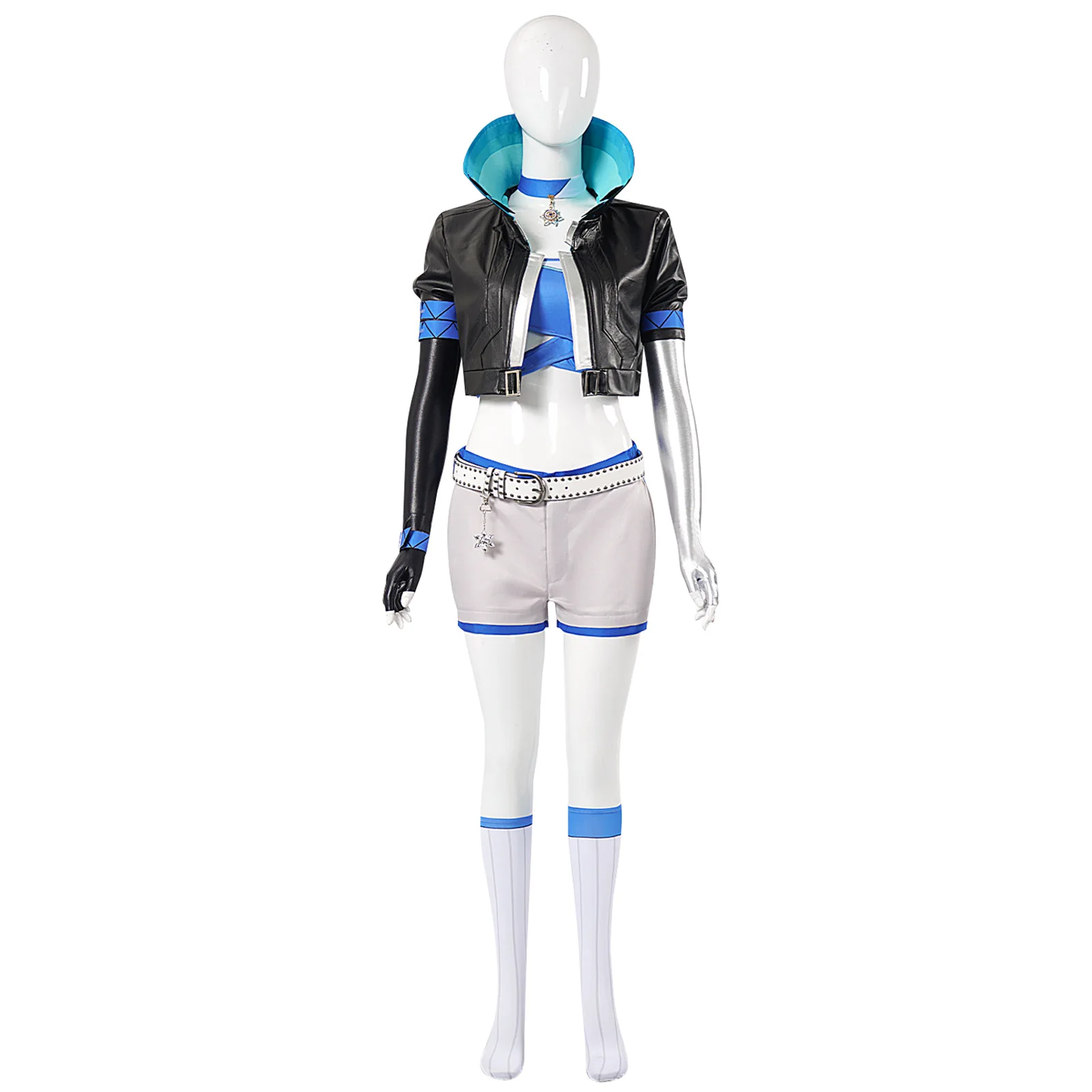 

Clash Cosplay Costume - Ice Moon Snowflower Strategist Idol Star Game Character Performance Costume - Cosplay