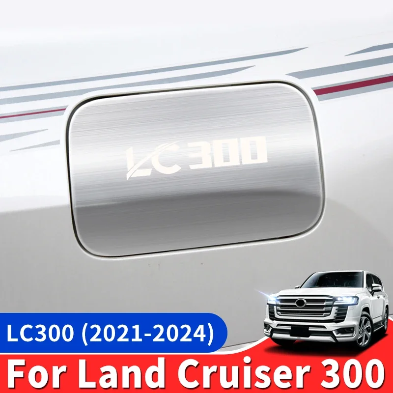 

Applicable to 2021-2024 Toyota Land Cruiser 300 Lc300 Stainless Steel Fuel Tank Cap Modification Accessories 2022 2023