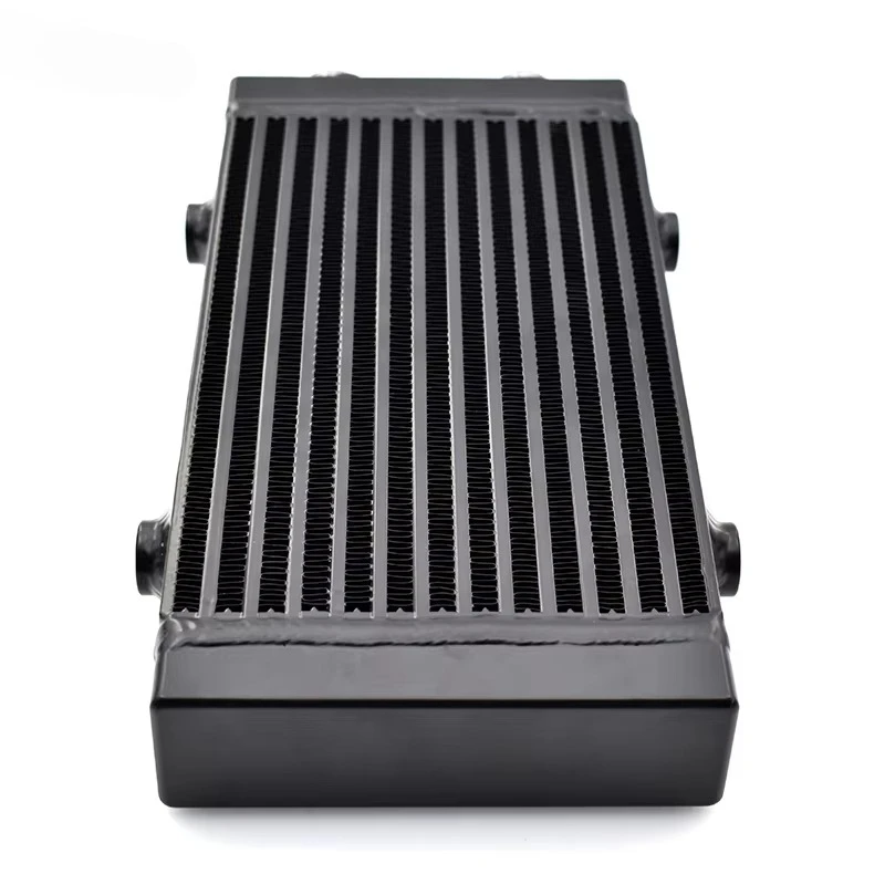 العالمي AN10 7/8-14 UNF الألومنيوم الصغيرة مزدوجة تمرير قضيب ولوحة النفط برودة مبادل حراري