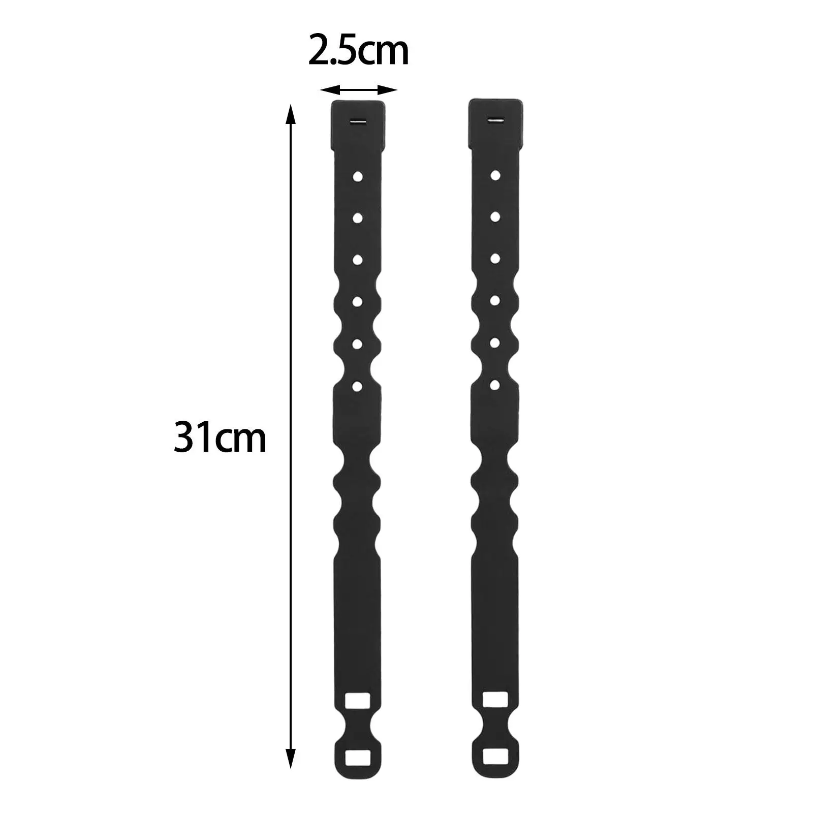 2x sangles de Clips de malice d'extérieur flexibles pour équipement de coupe de pochette de sac à dos