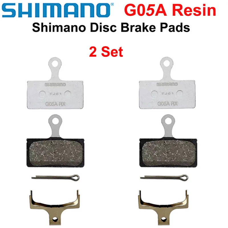 1/2Pairs Shimano G05A-RX Disc Brake Pads G02A G03A Update G05A eBike rated Resin-Y2R298010