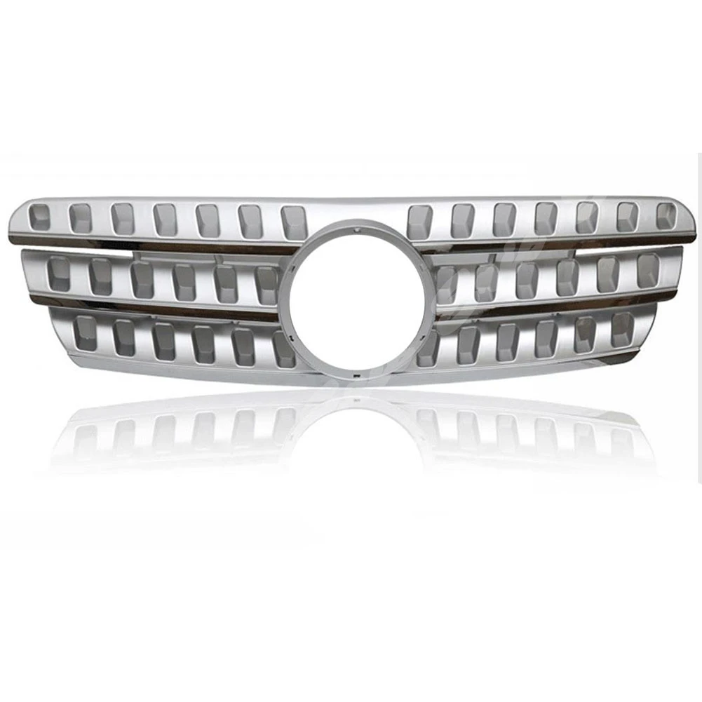 Front Racing Billet Bumper Grille Cover For Mercedes Benz W163 ML Class 1999 2000 2001 2002 2003 2004