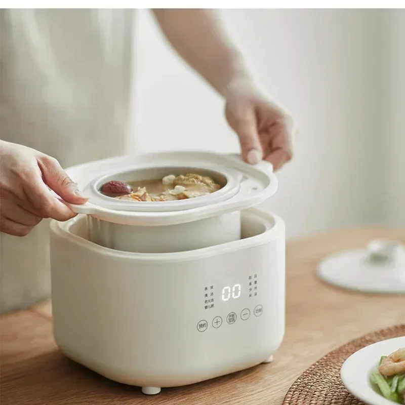 Electric Stewpot Stewpot Small Soup Pot Fantastic Congee Cooker Household Electric Stew Pot Bain-Marie Stew Pot Multifunctional