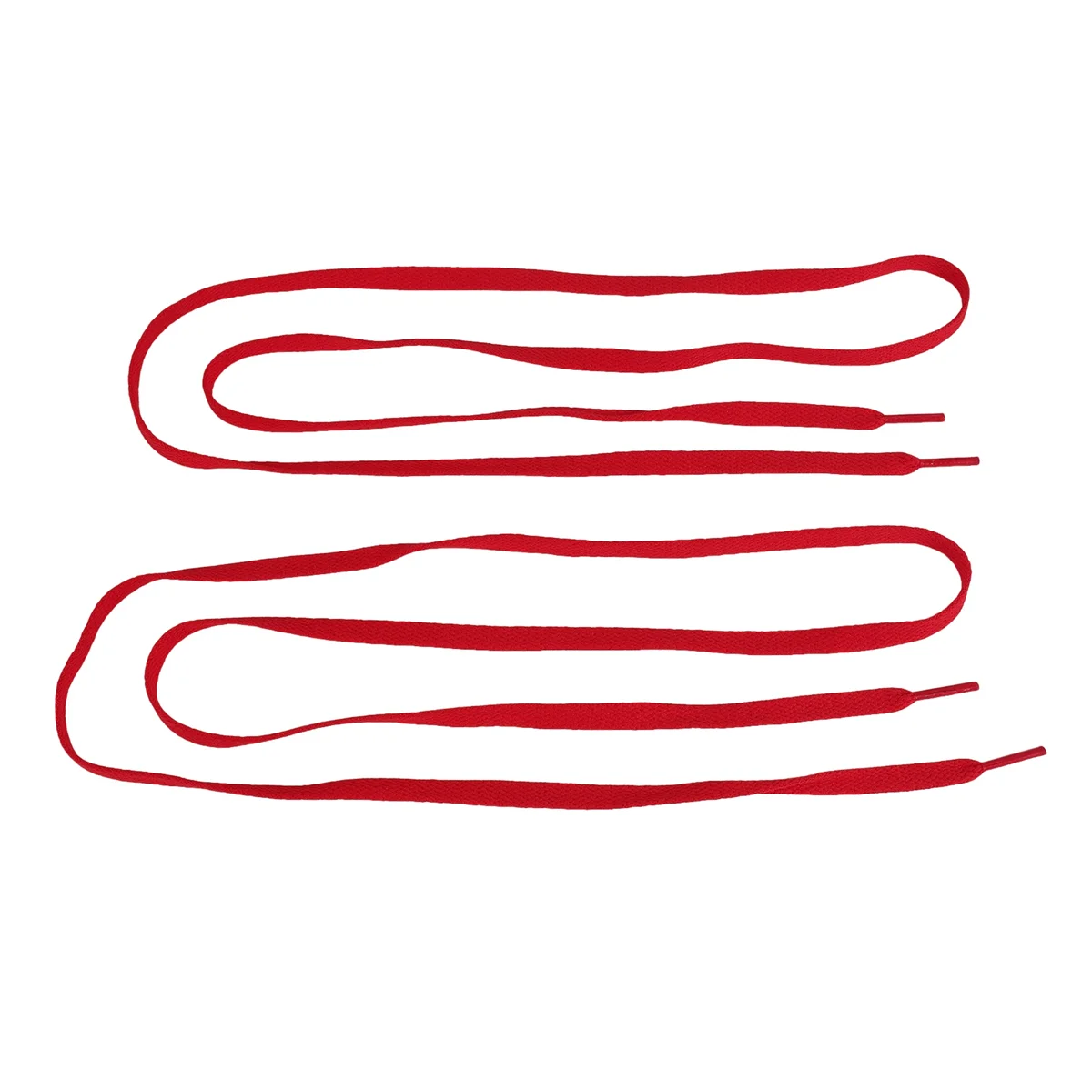 Novo design cadarços de sapato plano cadarços formadores skate cadarços fortes vermelho
