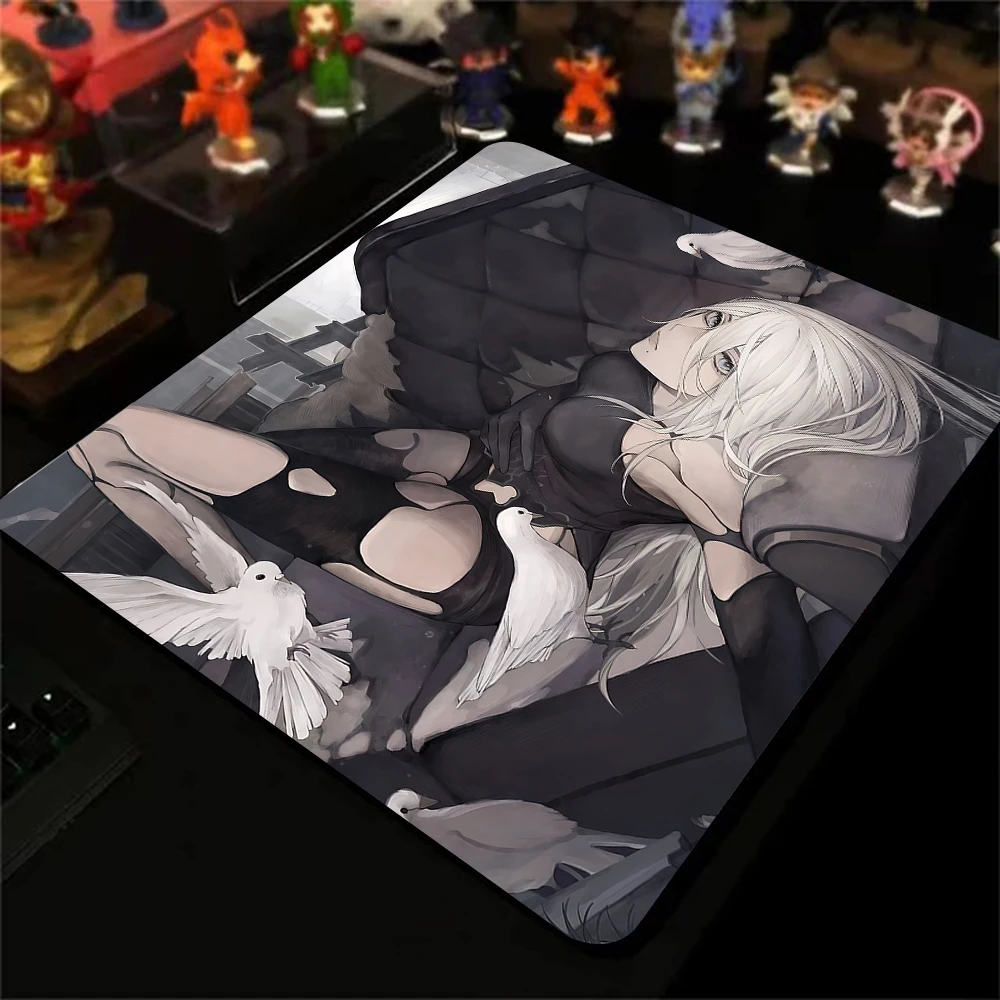 Nier Automata 2B Gaming Mouse Pad XS Small Mousepad For PC Gamer Desktop Decoration Office Mouse Mat Deskmat Rug