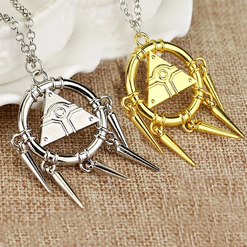 Muton Yugi Popular Anime Secondary Peripheral Accessories Pyramid Key Chain Necklace Fashion Jewelry Comic Exhibition Gifts