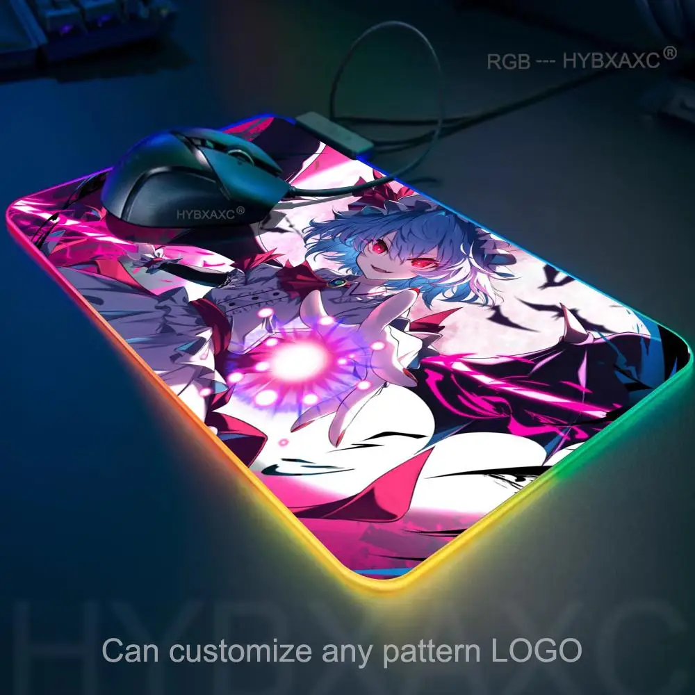 Mouse Pad Non-Slip Rubber Edge Locking Mousepad Play Mats Cute Management Touhou Project Mystia's Lzakaya For Notebook Computer