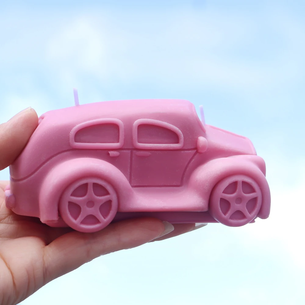 Vintage Car Classic car Candle Molds  Handmade Home Decoration Silicone Mold Aromatherapy Candle tools mold