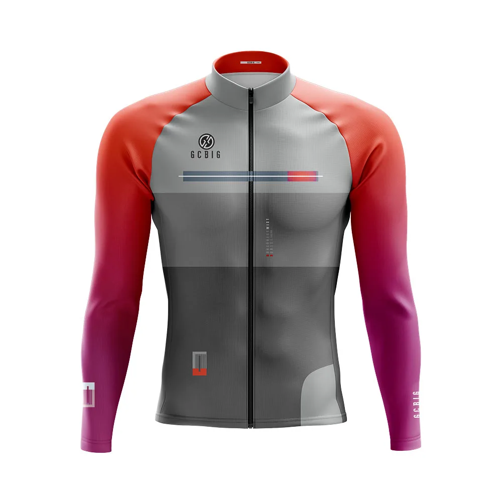 2025 GG New Spring/Autumn Cycling Jersey Ciclismo Road Bike Training Mens Long Sleeves Variety Bicycle Jersey UV Cycle Clothes