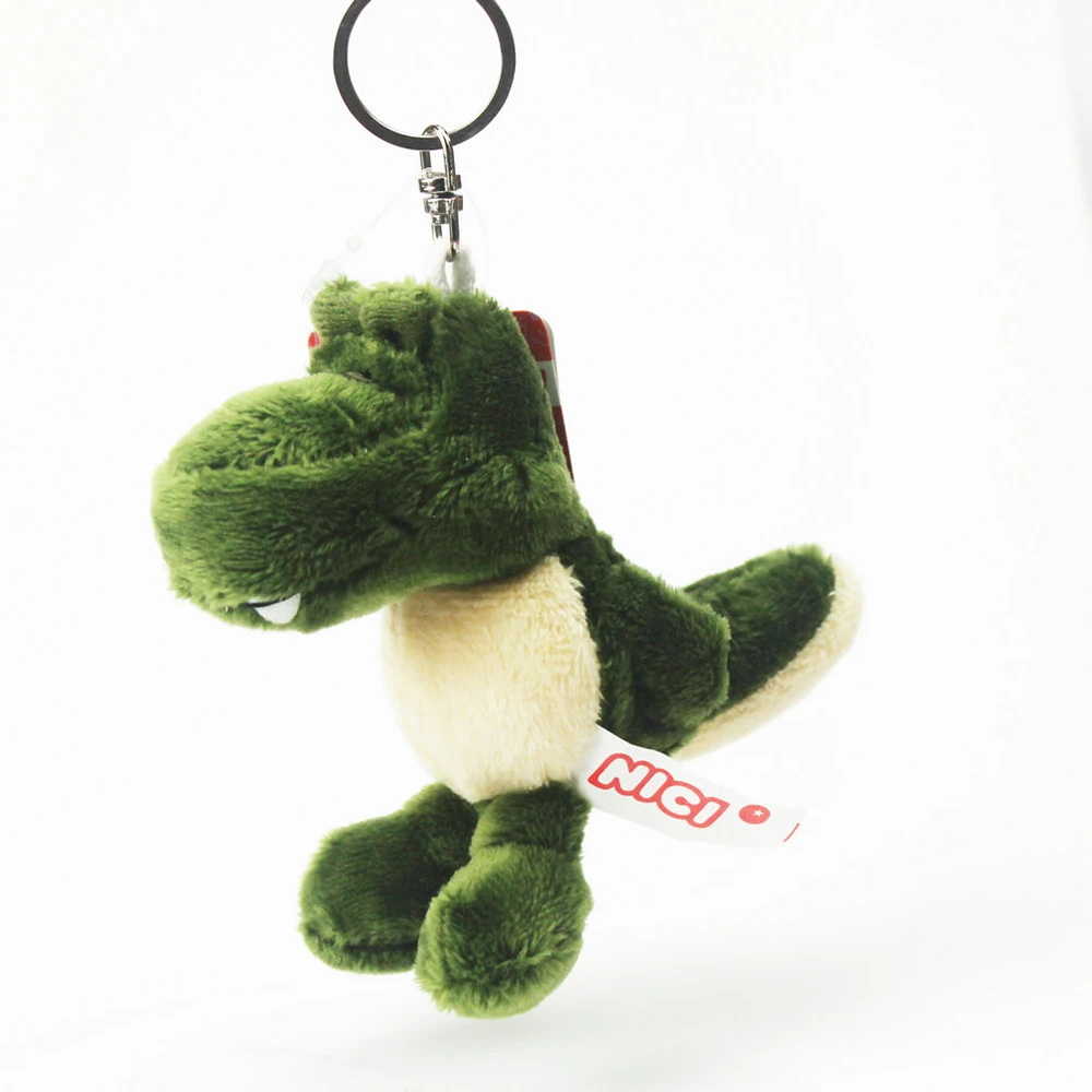 Special Green crocodile Classic Model Key Chain Marks Stuffed Animal Key Ring soft doll gift for lover