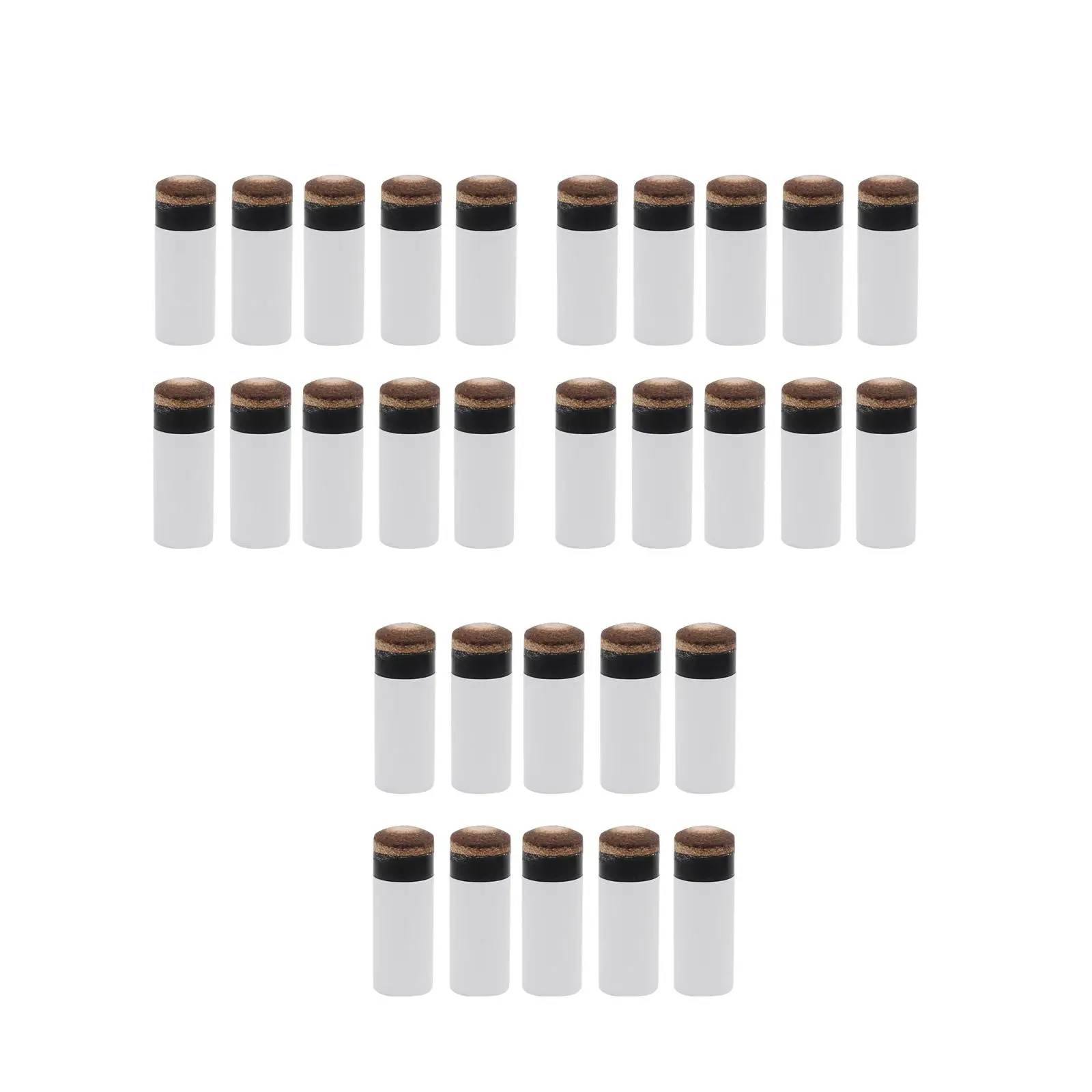 

10x Pool Cue Tips Replacement Screw on Tips Screw on High Quality Billiards