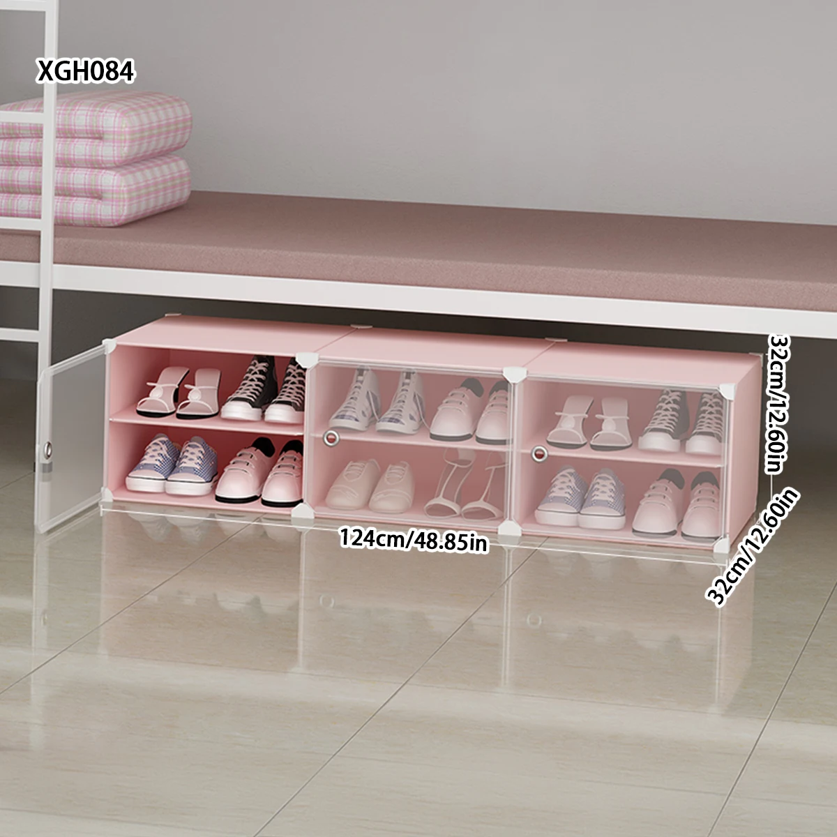 Shoe Cabinet Simple Small Balcony Window Locker Space-Saving Economical Storage Artifact Multi-Layer Dust-Proof Shoe Rack