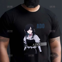 Cartoon Ado T-shirt Fashion Unisex Graphic Tshirt Men Women Summer Short Sleeve T Shirt Aesthetic Tops Sweatshirt Streetwear