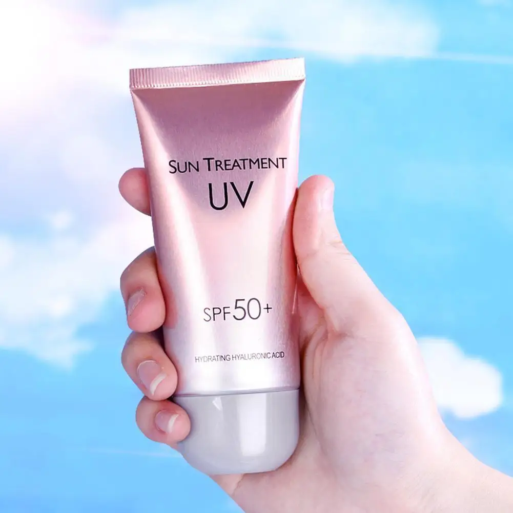 SPF50+ Body Sunscreen SPF 50+ Whitening Face Sunscreen Light and Thin Refreshing Sunscreen for Whitening Skin Protecting Cream