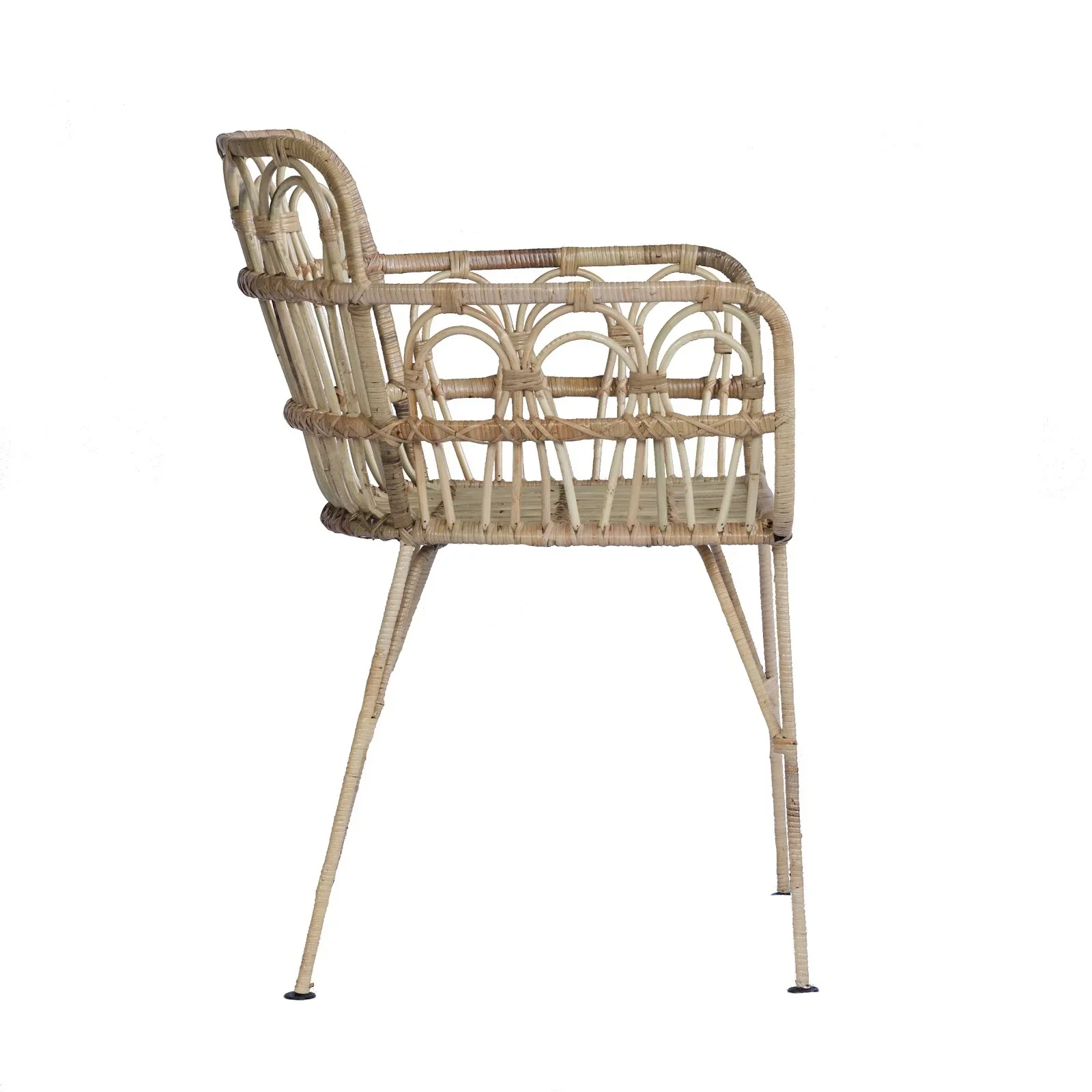 

For Nice Design Dining Chairs Woven From Natural Rattan Modern Style Indoor Living Room Chairs