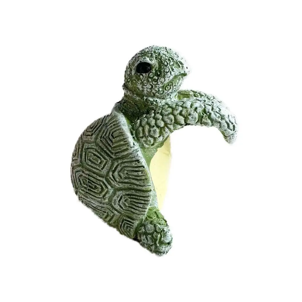 Potted Plant Partner Turtle Garden Decoration Hanging Decor Pot Buddies Tortoise Climbing Garden Statue Whimsical Cartoon Resin