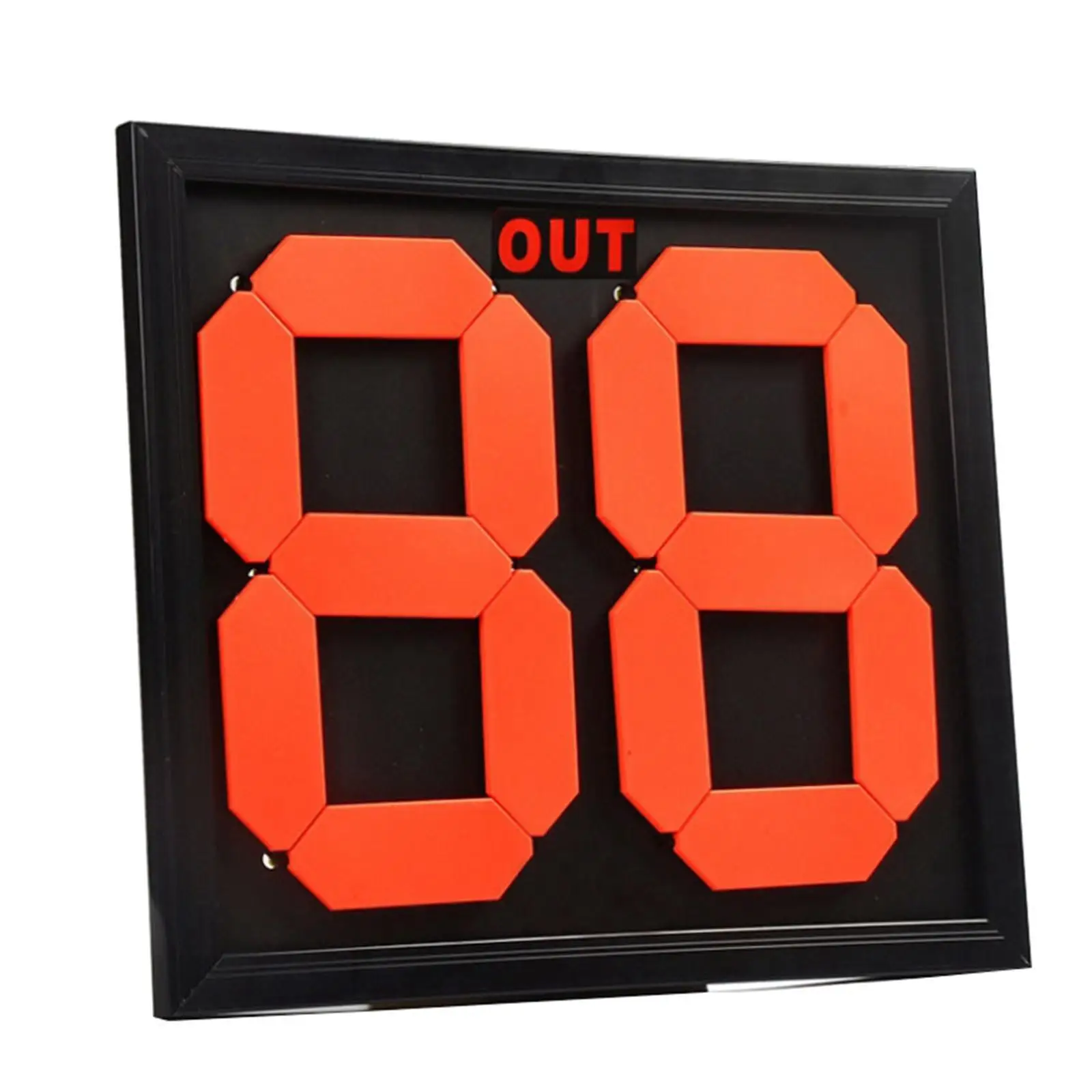 Football Soccer Manual Substitution Board Card Easily Operate Double Sided Display Two Digit Reversible Numbers for Referee