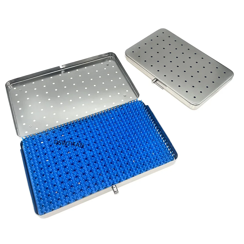 

Sterilization Box tray Disinfection case Middle/Large Stainless steel Veterinary Surgical Instrument