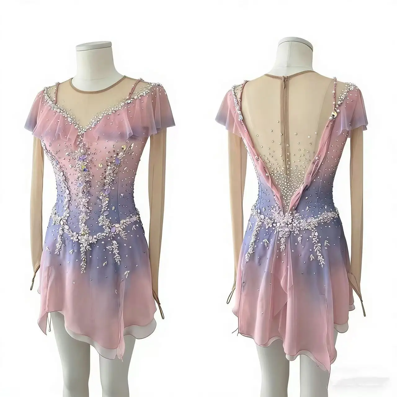 

New style figure skating performance outfit